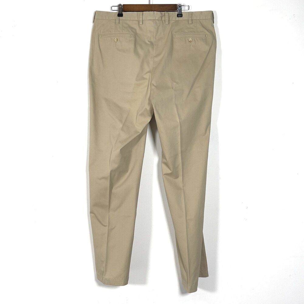 Peter Millar Raleigh Washed Twill Pant Mens Sz 40x38(32) Khaki 100% Pima Cotton - Picture 3 of 12